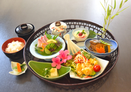 イカ活き造り定食
