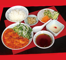 エビチリ定食